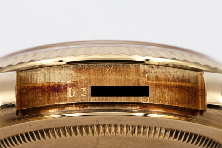 2005 Rolex YG Day-Date 118238 with Diamonds