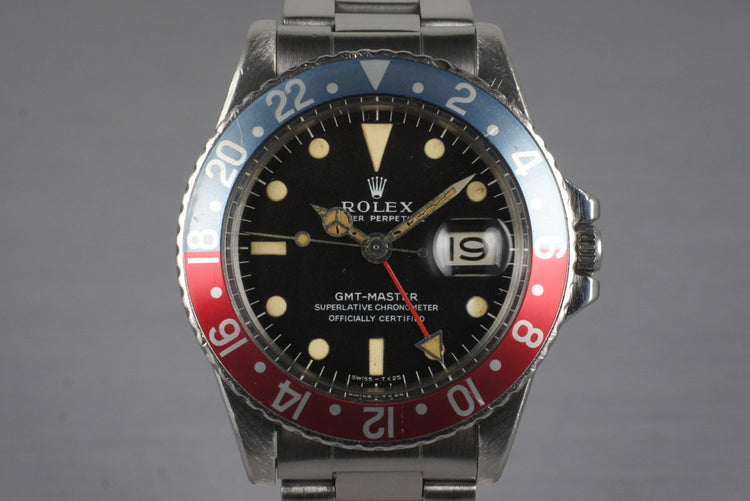 1968 Rolex GMT 1675 Mark I Dial