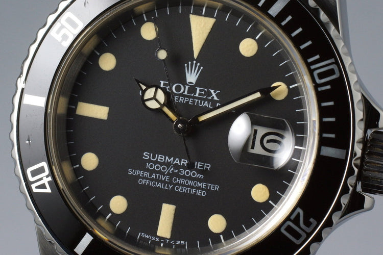 1981 Rolex Submariner 16800