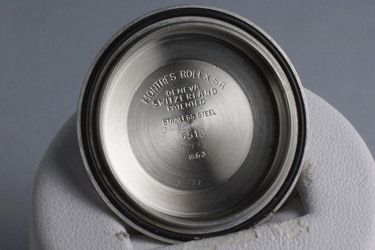 1963 Rolex Submariner 5513 Glossy Gilt UNDERLINE Dial