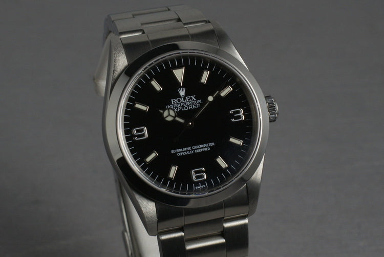 Rolex Explorer 1 14270 with box and papers