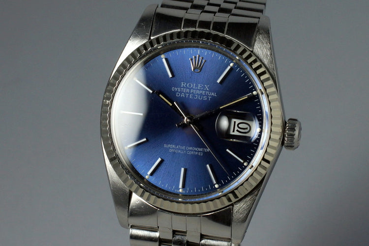 1981 Rolex DateJust 16014 Blue Dial
