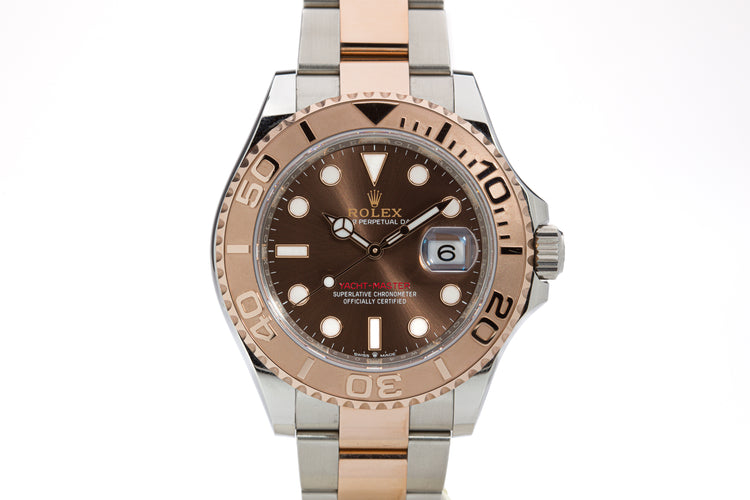 2021 Rolex 40mm 18k/Rose Gold Yacht-Master 126621 with Brown Dial - Full Set
