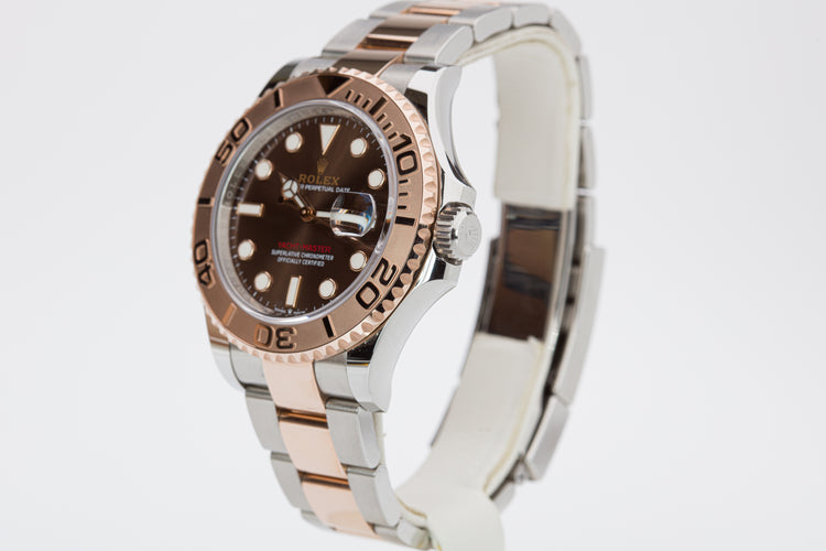 2021 Rolex 40mm 18k/Rose Gold Yacht-Master 126621 with Brown Dial - Full Set