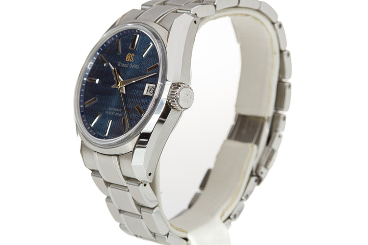 2021 Grand Seiko Blue Dial Box, Booklets & Papers