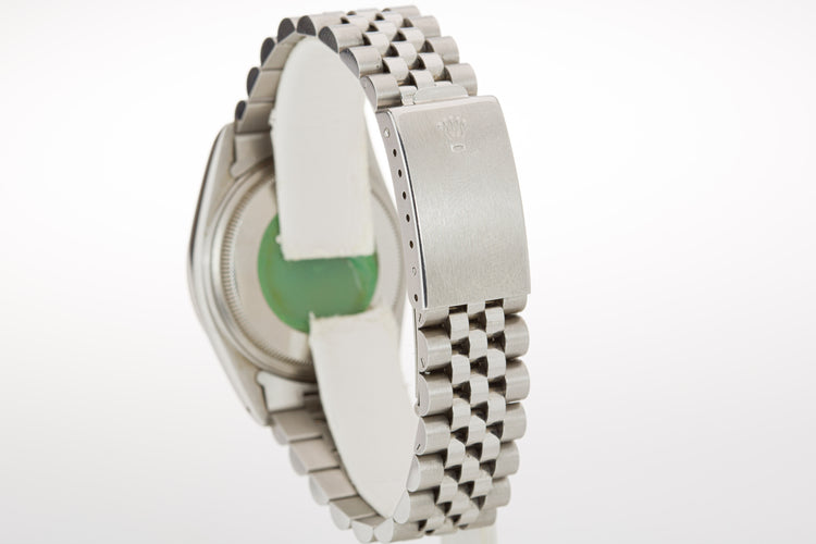 1987 Rolex Datejust 16014 Silver Stick Dial Jubilee Bracelet