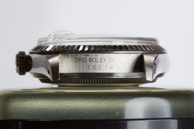 1987 Rolex Datejust 16014 Silver Stick Dial Jubilee Bracelet