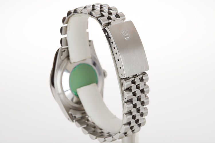 1991 Rolex St/St Datejust 16220 Tropical Rose Dial Jubilee Braclet