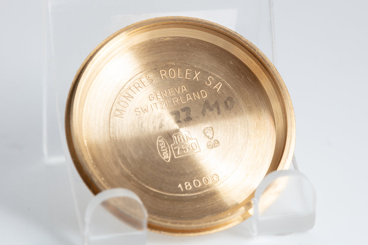 1986 Rolex Day-Date18038 Blue Diamond Vignette Dial