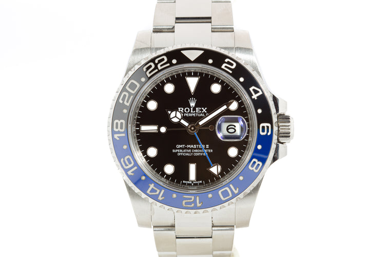 2014 Rolex GMT Master II 116710BLNR Batman