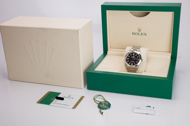 2016 Rolex 214270 39mm Explorer MK2 Dial Box, Card, and Hangtags