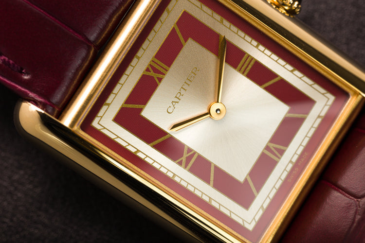 2022 Tank LC 18k Yellow Gold WGTA0059 Box, Card & Receipt