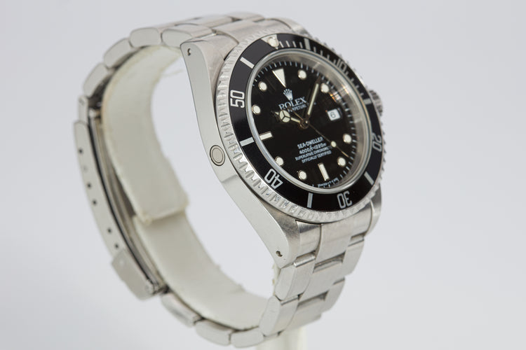 1996 Rolex Sea-Dweller 16600 Full Set