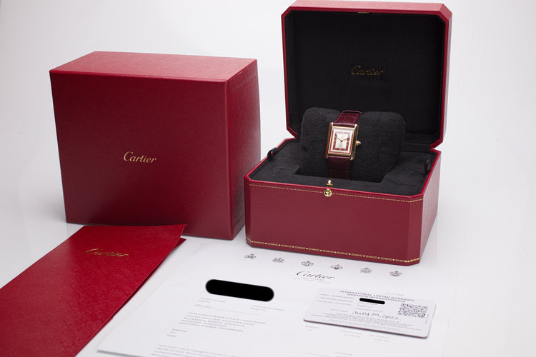 2022 Tank LC 18k Yellow Gold WGTA0059 Box, Card & Receipt