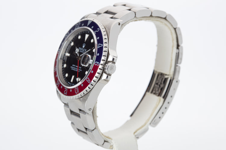 1996 Rolex GMT 16700 Box, Service, Hangtag & Papers