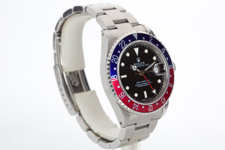 1996 Rolex GMT 16700 Box, Service, Hangtag & Papers