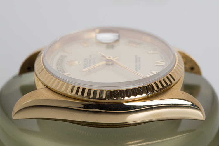 1979 Rolex Day-Date 18038 Ivory Roman Dial