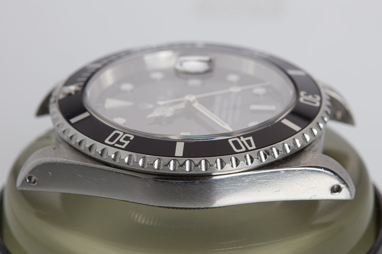 2001 Rolex Submariner 16610 Box, Papers & Hangtags