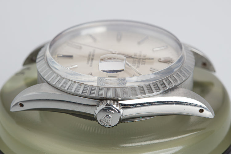 1987 Rolex 16030 Silver Stick Dial Datejust