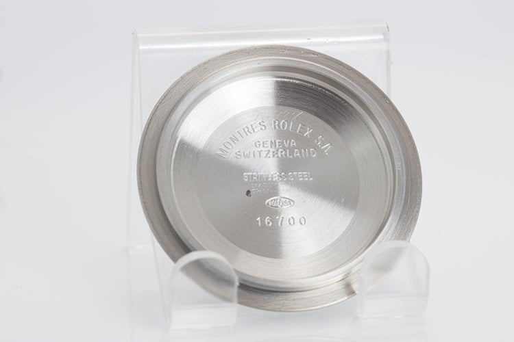 1996 Rolex GMT 16700 Box, Service, Hangtag & Papers