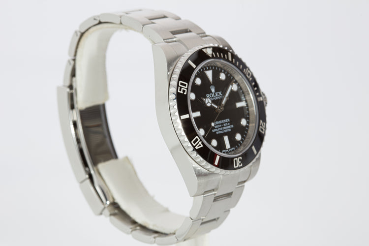 2017 Rolex Submariner 114060 Box and Card