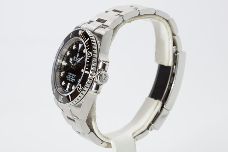 2017 Rolex Submariner 114060 Box and Card