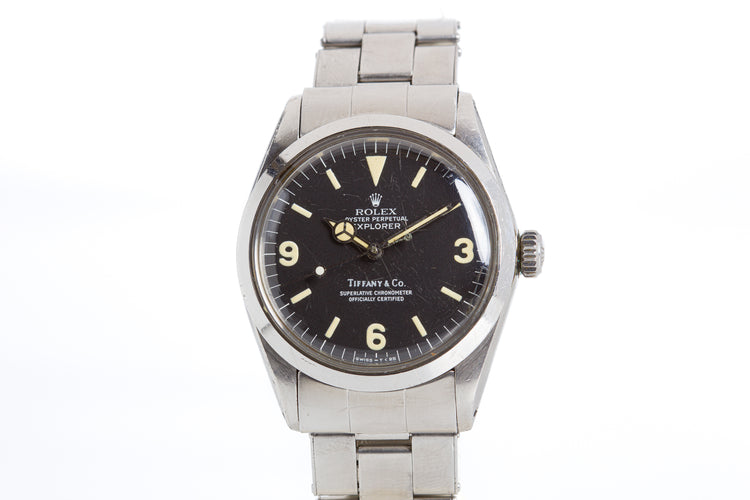 1976 Rolex Explorer 1016 Tiffany & Co. Dial Creamy Lume plots & Hands
