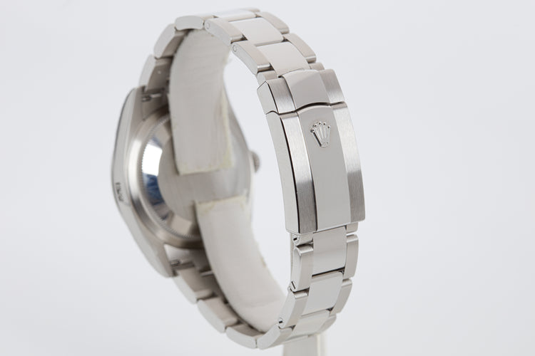 2022 Rolex Datejust 126200 Green Palm Motif Dial Box & Card