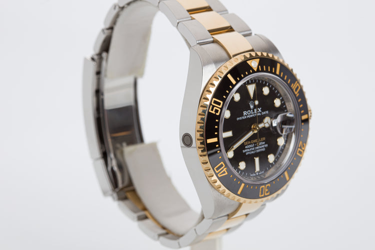 Rolex 126603 18K/ST 43mm Seadweller 4000 Box, Card, Booklets, Wallet & Chronotag