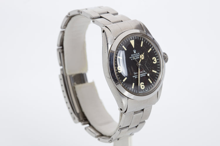1976 Rolex Explorer 1016 Tiffany & Co. Dial Creamy Lume plots & Hands
