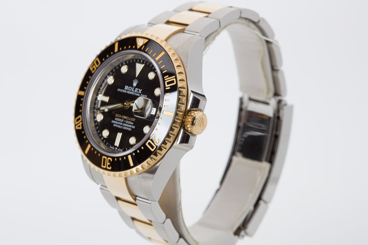 Rolex 126603 18K/ST 43mm Seadweller 4000 Box, Card, Booklets, Wallet & Chronotag
