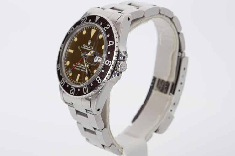1968 Rolex GMT Master 1675 Tropical Dial And Bezel