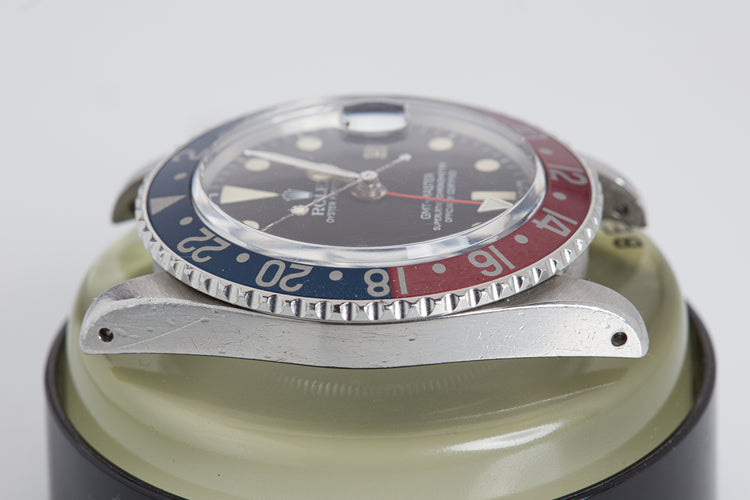 1978 Rolex GMT Master 1675 Faded Pepsi Bezel Creamy Lume Plots & Hands