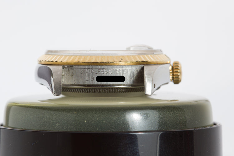 1990 Rolex 16233 Datejust Blue Diamond Vignette Dial Box, Tags & Papers