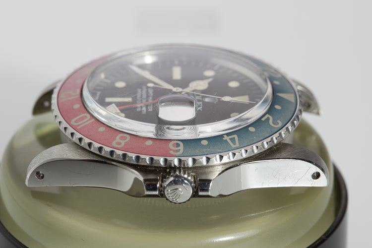 1976 Rolex GMT Master 1675 Radial Dial Pepsi Bezel