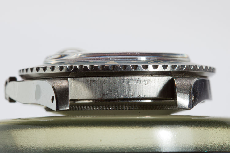 1976 Rolex GMT Master 1675 Radial Dial Pepsi Bezel