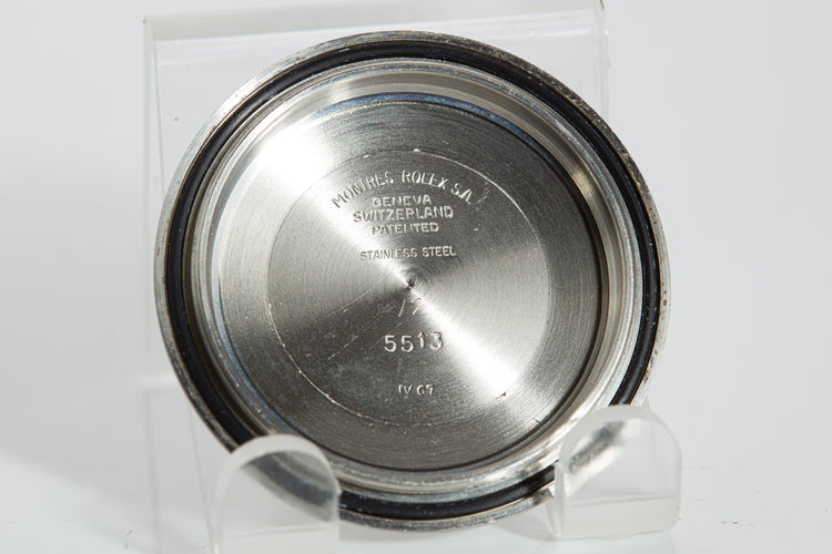 1967 Rolex Submariner 5513 Meters 1st Dial with Creamy Lume Plots