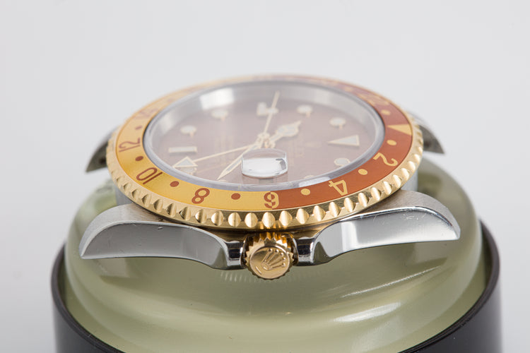 2005 Rolex 16713 "Root Beer" 18k/St GMT Master II Brown Dial