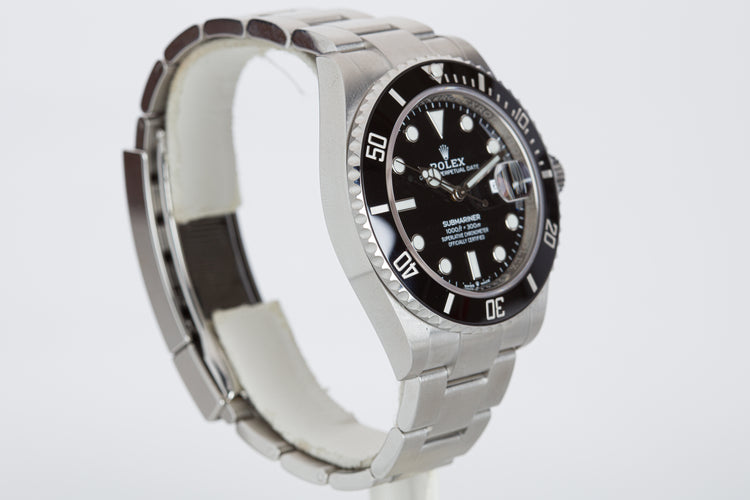 2021 Rolex 126610LN 41mm Submariner Date w/ Box, Card, HangTags & Booklets