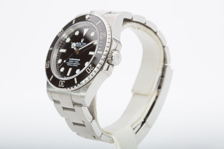 2022 Rolex Submariner 124060 Box, Card, Chrono tag, Booklet & Wallet