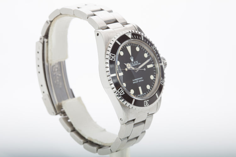 1981 Rolex Submariner 5513 MK 3 Dial Creamy Lume & Hands