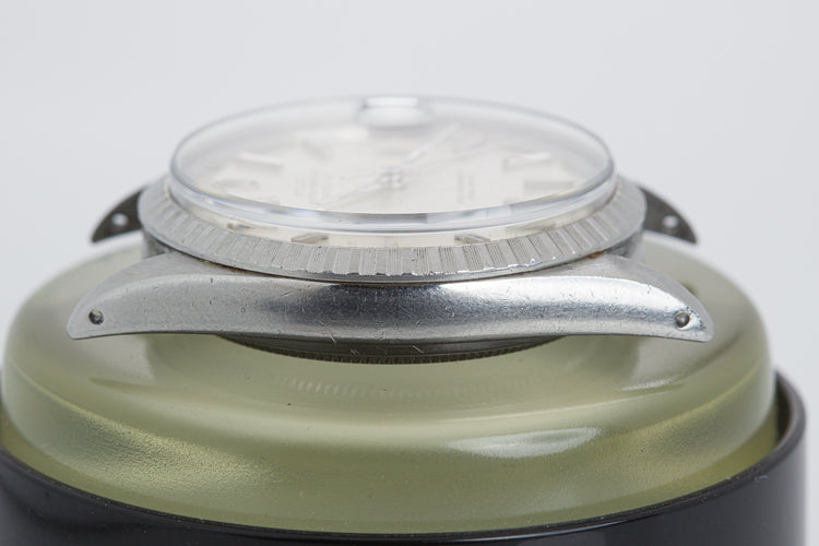 1973 Rolex 1603 Silver Pie Pan Stick Dial