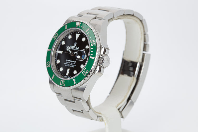 2022 Rolex Submariner 126610LV "Starbucks" Box, Card Booklets & Hangtags