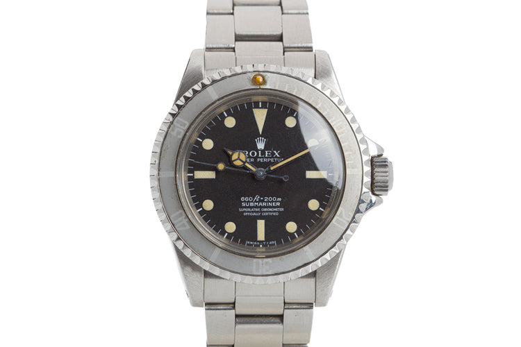 1972 Vintage Rolex Submariner 5512