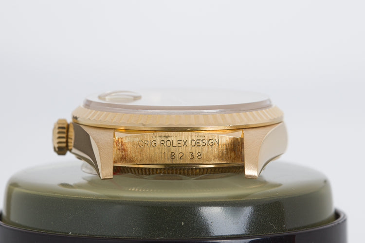 1989 Rolex Day-Date 18238 Champagne Dial with Box and Papers