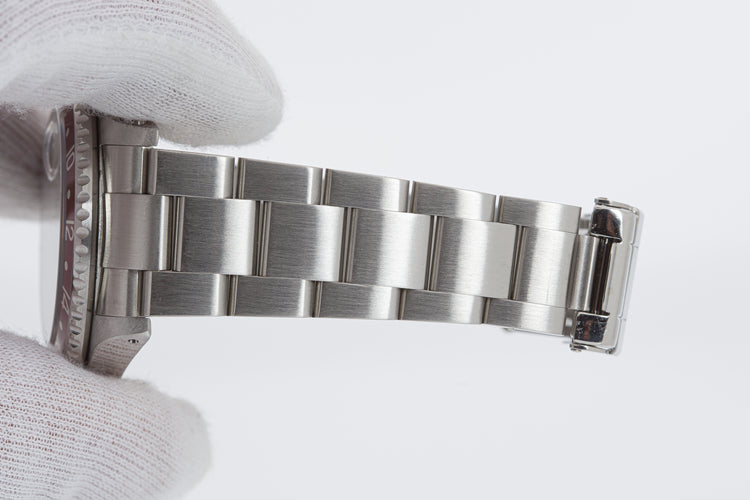 2001 Rolex GMT Master II 16710 Coke Insert with Service Card & Service Papers