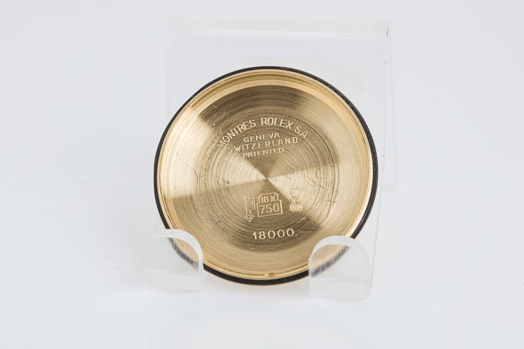1979 Rolex 18038 Day-Date Bark Finish Champagne Diamond Dial