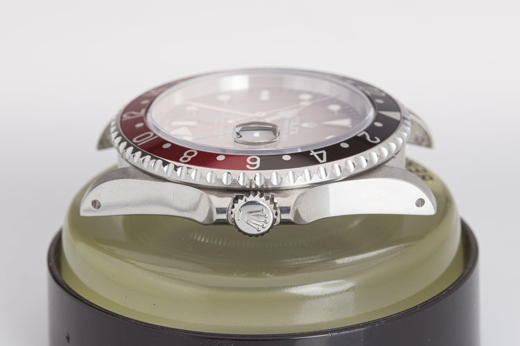 2001 Rolex GMT Master II 16710 Coke Insert with Service Card & Service Papers