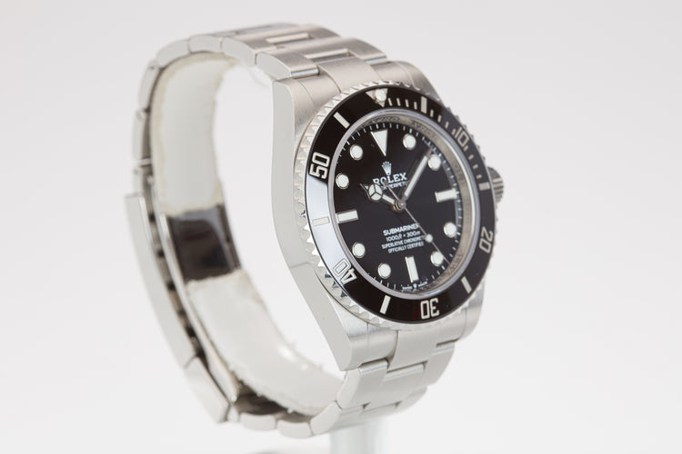 2020 Rolex Submariner 124060 41mm Box, Card, Booklets, hangtags