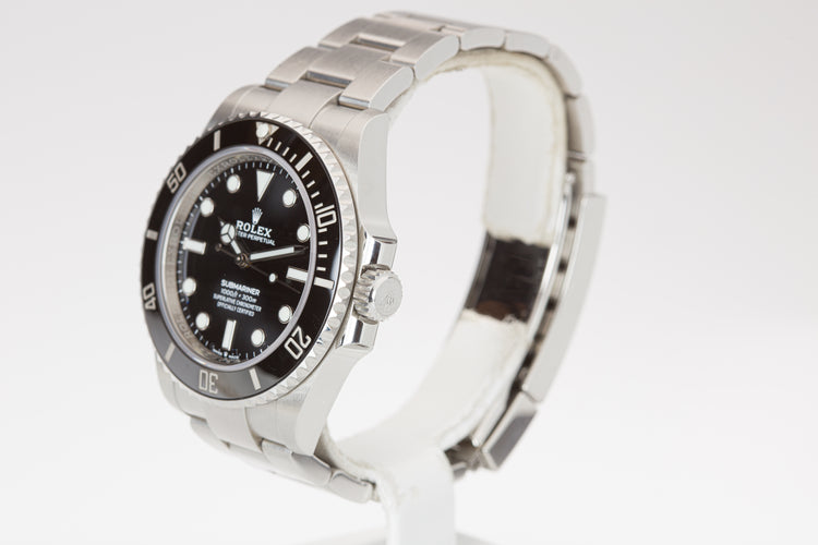 2020 Rolex Submariner 124060 41mm Box, Card, Booklets, hangtags